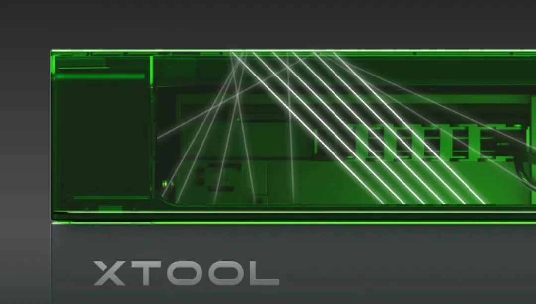 Tampa verde que filtra a luz do laser